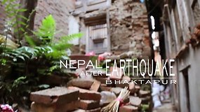 Nepalas, Bhaktapuras po žemės drebėjimo praėjus 8 dienoms