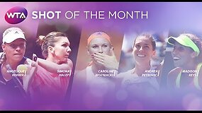 Gražiausi WTA varžybų balandžio mėnesio smūgiai 
