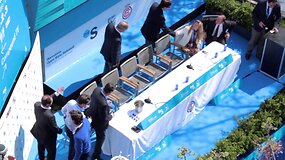Barselonos turnyro burtų traukimo ceremonija