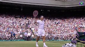 Rogerio Federerio paskutinis ta&scaron;kas Vimbldono pusfinalyje