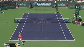 Rogerio Federerio gražus ta&scaron;kas Indian Velso pusfinalyje