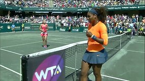 Serena Williams 49-ą karjeros WTA trofėjų i&scaron;kovojo Čarlstone