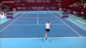 Čekė, prancūzė bei vokietė - WTA serijos teniso turnyro Paryžiuje vienetų ketvirtfinalyje