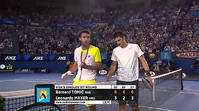 „Australian Open“ antra diena. Vakarinės varžybos