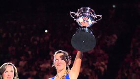Viktorija Azarenka pasiruo&scaron;usi ginti &bdquo;Australian Open&ldquo; čempionės titulą