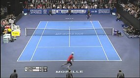 Jo-Wilfriedas Tsonga apgynė Meco čempiono titulą