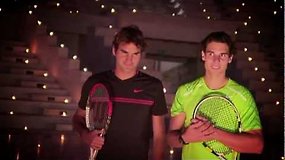 Rafaelio Nadalio ir Rogerio Federerio susitikimas prie 4 tūkstančių žvakių  