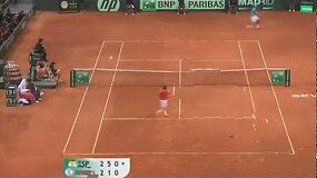 Karjeros mačą sužaidęs Davidas Ferreras palaužė Juaną Martiną del Potro