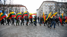 Tautininkų renginyje skambėjo šūkiai „Alach akbar“ ir „Lietuva lietuviams“