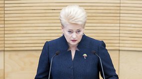 Prezidentės Dalios Grybauskaitės metinis pranešimas