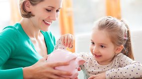 Kaip išmokyti vaikus taupyti?