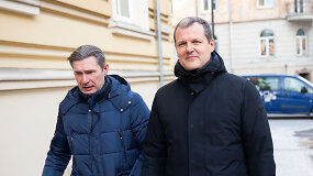 Gintautas Paluckas atvyko į apklausą STT