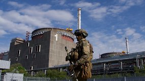 Ukrainos žvalgyba atskleidė, kad Zaporižios atominė elektrinė tapo rusų dronų pratybų aikštele