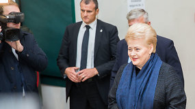 Jau balsavusi D.Grybauskaitė: „Pasirinkti už ką balsuoti man buvo lengva“