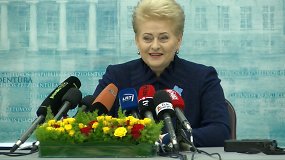 Dalios Grybauskaitės metinė spaudos konferencija