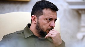 Zelenskis praneša apie pavojingas oro sąlygas: ukrainiečiai, būkite atsargūs ir kreipkitės, jei prireiks
