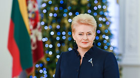 Prezidentė Dalia Grybauskaitė sveikina su Naujaisiais metais