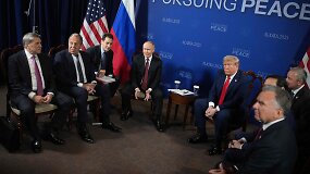 Prasidėjo Trumpo ir Putino derybos