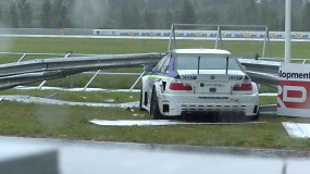 Olandų BMW E46 avarija „Hankook Baltic 1000 km race“ lenktynėse