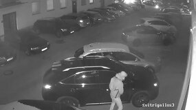 Pasižiūrėkite: taip darbuojasi automobilių veidrodėlių vagys