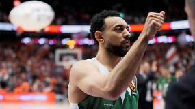 Su įspūdingais dėjimais: &bdquo;Žalgiris&ldquo; nugalėjo Eurolygos lyderius