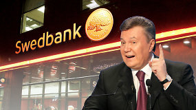 15min tyrimas: Viktoro Janukovyčiaus auksiniai batonai „kepė“ Lietuvos „Swedbank“ padalinyje