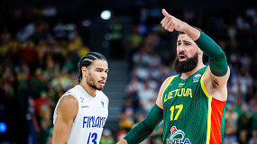 Jonas Valančiūnas po pergalės prie&scaron; Suomiją: &bdquo;Dvejopos emocijos&ldquo;
