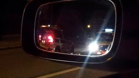 Sustabdytas vairuotojas Palangoje filmavo policijos pareigūnų automobilį