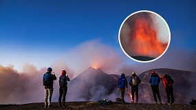 Sicilijoje išsiveržė du ugnikalniai, uždaromas Katanijos oro uostas