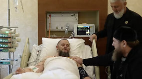 Paskelbtas vaizdo įrašas su R.Kadyrovu ligoninėje