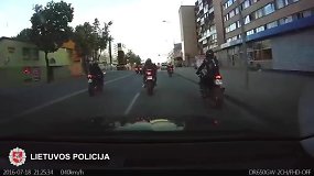 Šiaulių pareigūnai „medžiojo“ nedrausmingus motociklininkus