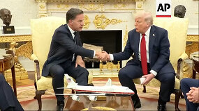 Trumpas ir Rutte paskelbia apie susitarimą: JAV siųs ginklus Ukrainai per NATO