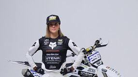 Motociklininkė Raimonda Ray Biguzaitė ruo&scaron;iasi startui Dakaro ralyje