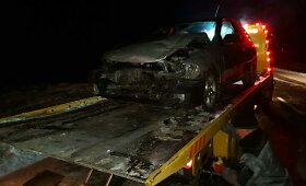 &bdquo;Mazda&ldquo; avarija Panevėžio rajone