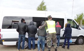 Nelegalų sulaikymo akimirkos