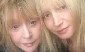 Dainininkė Ala Pugačiova su dukra Kristina Orbakaite