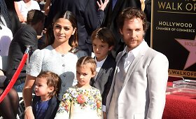 Aktorius Matthew McConaughey gavo savo vardo žvaigždę Holivudo &scaron;lovės alėjoje