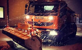 &bdquo;Grindos&ldquo; darbuotojai per pūgą valė Vilniaus gatves