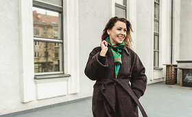 Indrė Launikonytė paltų fotosesijoje