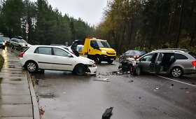 Vilniuje kaktomu&scaron;a susidūrė &bdquo;Toyota&ldquo; ir &bdquo;&Scaron;koda&ldquo;