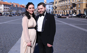 Vilniaus rotu&scaron;ėje susituokė Rafailas Karpis ir Diana Daunoravičiūtė