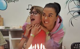 &bdquo;Influencerė&ldquo; Kamtauta Bra&scaron;kė su &scaron;eima