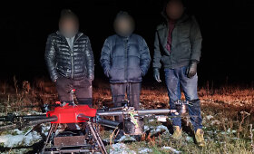 Pasieniečiai priverstinai nutupdė i&scaron; Baltarusijos įskridusį kontrabandininkų droną