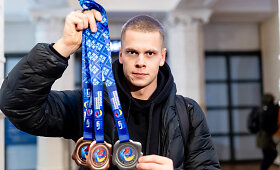 Danas Rap&scaron;ys grįžo i&scaron; Europos plaukimo čempionato