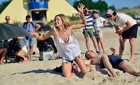 Lietuvi&scaron;kos romantinės komedijos &bdquo;Dėdė, Rokas ir Nida&ldquo; filmavimo akimirkos