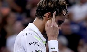 Daniilo Medvedevo &bdquo;žaidimai&ldquo; su publika &bdquo;US Open&ldquo; turnyre