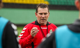 Lietuvos futbolo U-21 rinktinės treniruotė