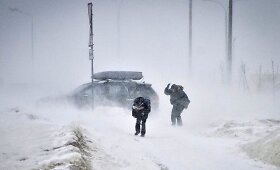 Baltarusijos sostinėje siaučia pūga