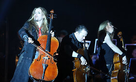 Garsieji violončelininkai &bdquo;Apocalyptica&ldquo; Kaune koncertavo su &bdquo;Avanti! Orchestra&ldquo;
