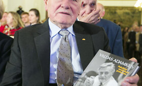 Prezidento Valdo Adamkaus knygos &bdquo;Pokalbiai nesilaikant protokolo&ldquo; pristatymas
